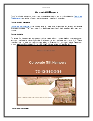 Looking Corporate Gift Hamper