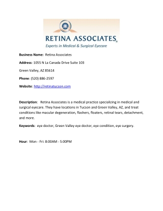retina eye associates