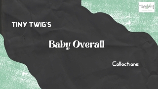 Organic Overall Baby | Tiny Twig