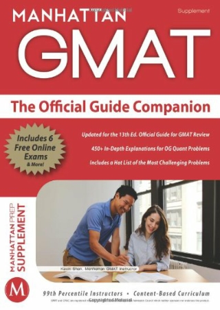 EBOOK Official Guide Companion Manhattan Prep Supplement