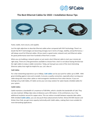 The Best Ethernet Cables for 2022   Installation Bonus Tips