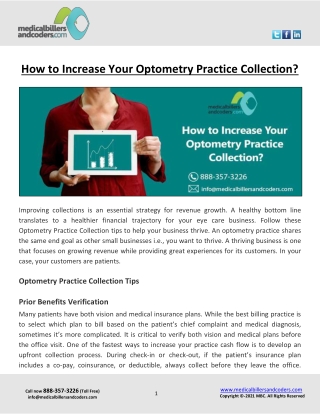 How to Increase Your Optometry Practice Collection?