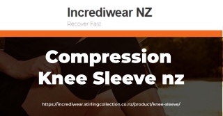 Compression knee sleeve nz - Incrediwear NZ gives you effortless comfort.