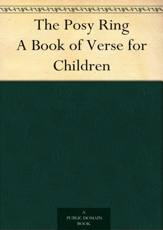 EBOOK The Posy Ring A Book of Verse for Children