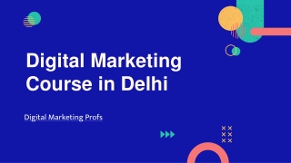 Digital Marketing Course In Delhi