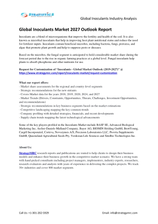 Global Inoculants Market Forecasts Report Analysis