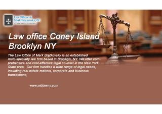 Personal Injury Attorney Brooklyn NY - Law Offices Of Mark Bratkovsky