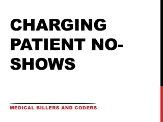 Charging Patient No-Shows