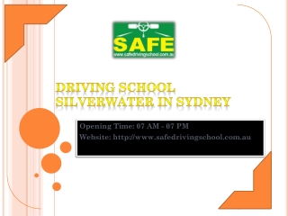 Driving School Silverwater in Sydney