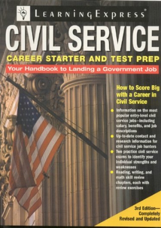 READ Civil Service Career Starter and Test Prep How to Score Big with a Career in