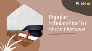 Scholarship to Study Abroad for Indian Students