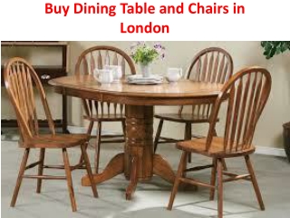 Buy Dining Table and Chairs in London