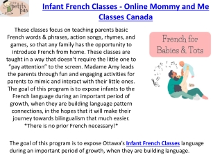 For the Love of French Language Learning Ottawa - 123petitspas