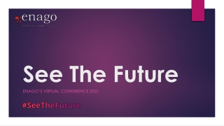 See The Future - Enago's virtual conference 2021