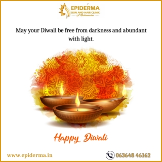 Happy Diwali 2021 - Best Skin and Hair Clinics in Bangalore - Epiderma Clinic