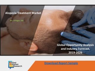 Alopecia Treatment Market Trends, Size and Shares by 2030