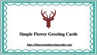 Simple Flower Greeting Cards at Best Prices