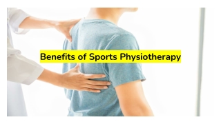 Sports Physiotherapy