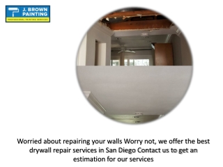 Professional Drywall Repair Services In San Diego