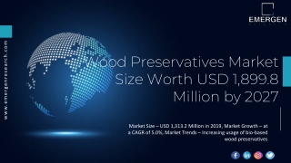 Wood Preservatives Market Size Worth USD 1,899.8 Million by 2027