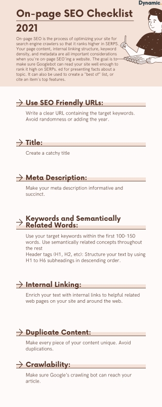 On-page SEO Checklist 2021