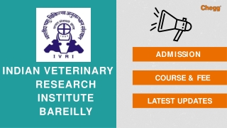 Indian Veterinary Research Institute - [IVRI], Izatnagar