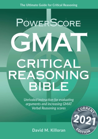 EPUB The PowerScore GMAT Critical Reasoning Bible 2021st Edition