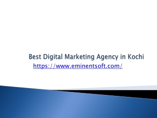 Best Digital Marketing Agency in Kochi