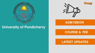 Pondicherry University - [PU], Kalapet