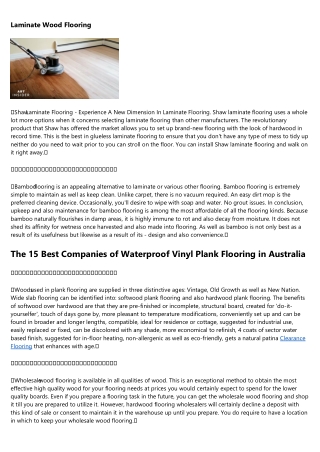 Why Sourcing For Quality Engineered Floor Suppliers