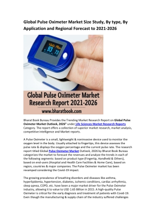 Global Pulse Oximeter Market Research Report 2021-2026