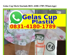 Gelas Cup Merk Starindo Ö83I_ㄐI8Ö_Iᜪ8ᑫ{WhatsApp}