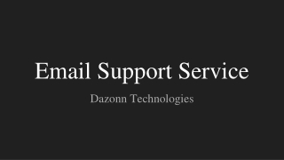 Email Support Service