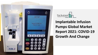 Implantable Infusion Pumps Market Report 2021-2030 | Industry Growth, Size