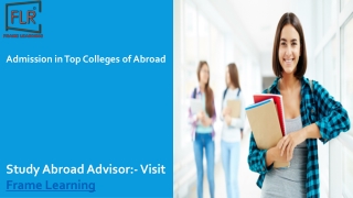 Study Abroad Advisor and Education Consultant - Frame Learning