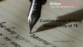 Pay for Essay - Written Assignments
