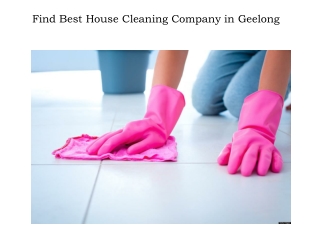 Best End of Lease Cleaner Geelong