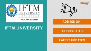 IFTM University - [IFTM], Moradabad