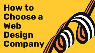 How to Choose a Web Design Company