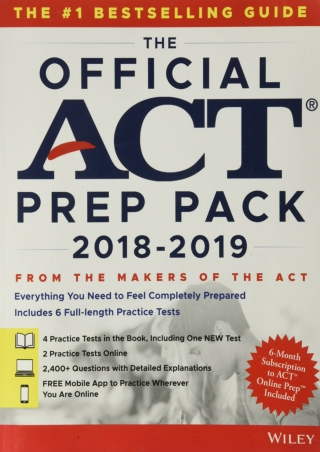 DOWNLOAD The Official ACT Prep Pack with 6 Full Practice Tests 4 in Official ACT 