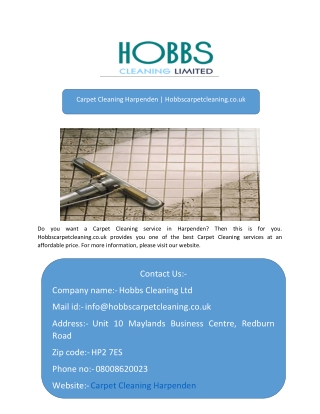 Carpet Cleaning Harpenden  Hobbscarpetcleaning.co.uk-converted