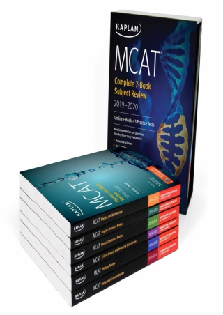 READ MCAT Complete 7 Book Subject Review 2019 2020 Online  Book  3 Practice