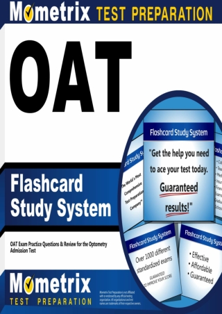 EPUB OAT Flashcard Study System OAT Exam Practice Questions  Review for the