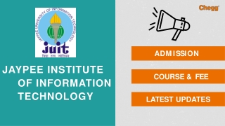 Jaypee Institute of Information Technology - [JIIT], Noida