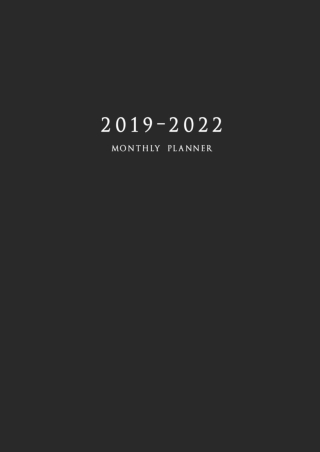 EBOOK 2019 2022 Monthly Planner Large Academic Year Planner with Inspirational
