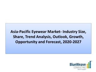 Asia-Pacific Eyewear Market Analysis, Share, Trends