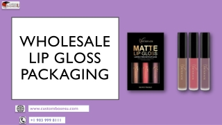 Wholesale Lip Gloss Packaging