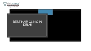 Looking for Best Hair Clinic in Delhi