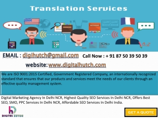 Language Translation Companies |Translation Agency | Digital Hutch