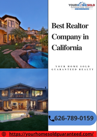 Best Realtor Company in California | Selling and Buying Homes | Your Home Sold G
